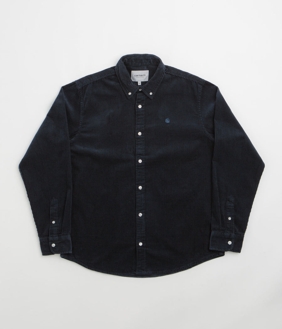 Carhartt Madison Cord Shirt - Dark Navy / Dark Navy