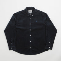 Carhartt Madison Cord Shirt - Dark Navy / Dark Navy thumbnail