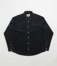 Carhartt Madison Cord Shirt in Dark Navy and Dark Navy
