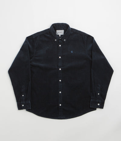 Carhartt Madison Cord Shirt - Dark Navy / Dark Navy