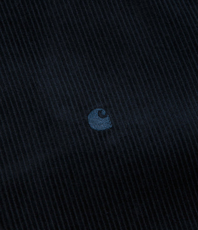 Carhartt Madison Cord Shirt - Dark Navy / Dark Navy