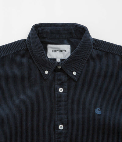 Carhartt Madison Cord Shirt - Dark Navy / Dark Navy