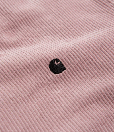 Carhartt Madison Cord Shirt - Glassy Pink / Black