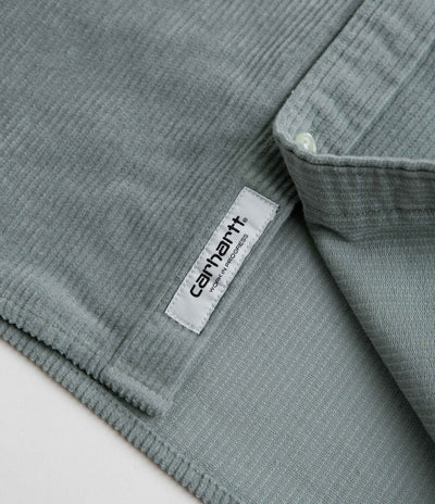 Carhartt Madison Cord Shirt - Glassy Teal / Black