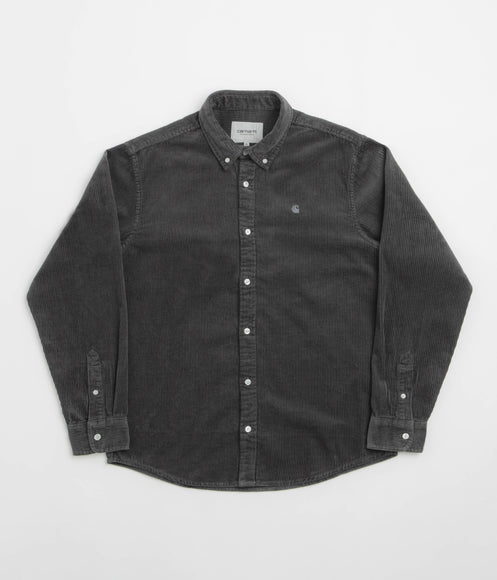 Carhartt Madison Cord Shirt - Graphite / Graphite