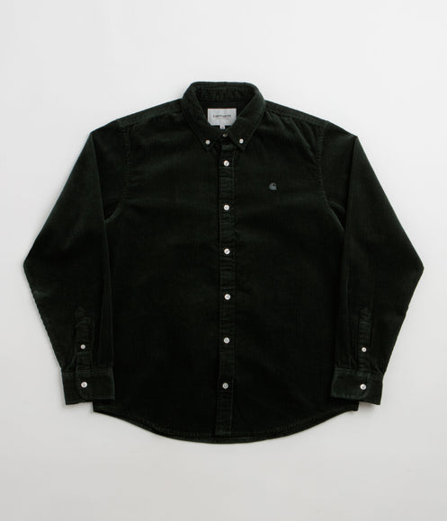 Carhartt Madison Cord Shirt - Raven