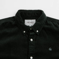 Carhartt Madison Cord Shirt - Raven thumbnail