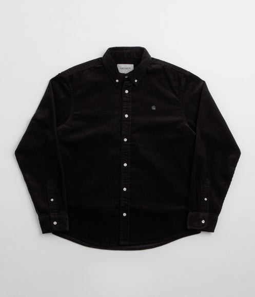 Carhartt Madison Cord Shirt - Soot