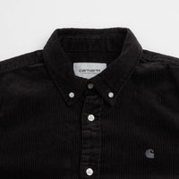Carhartt Madison Cord Shirt - Soot thumbnail