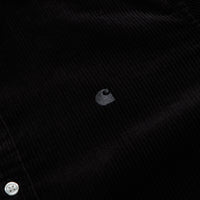 Carhartt Madison Cord Shirt - Soot thumbnail