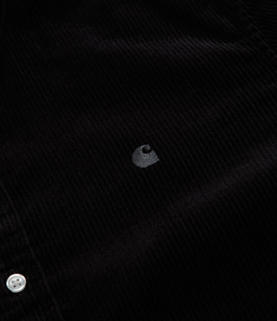 Carhartt Madison Cord Shirt - Soot