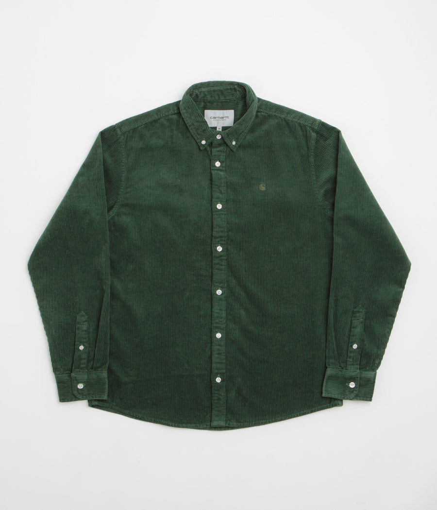 Carhartt Madison Cord Shirt - Sycamore Tree / Sycamore Tree
