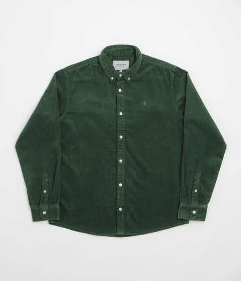 Carhartt Madison Cord Shirt - Sycamore Tree / Sycamore Tree