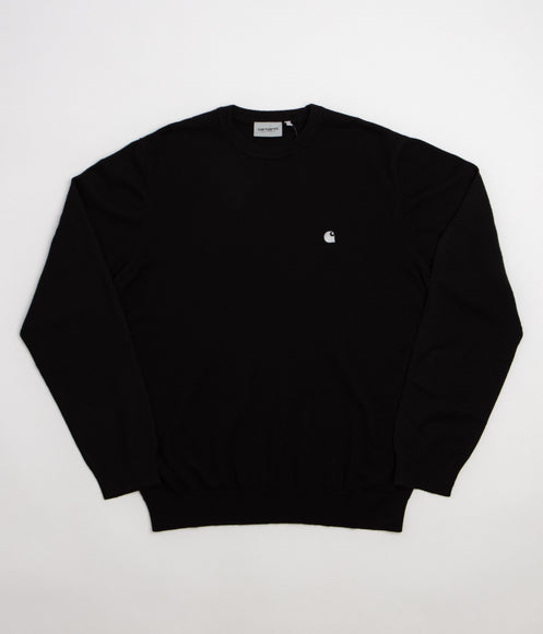 Carhartt Madison Crewneck Sweatshirt - Black / Wax