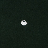Carhartt Madison Crewneck Sweatshirt in Dark Scarab and Wax thumbnail