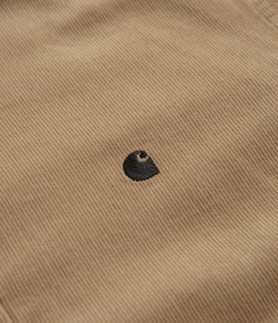 Carhartt Madison Fine Cord Shirt - Sable / Black