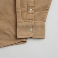 Carhartt Madison Fine Cord Shirt in Sable and Black thumbnail