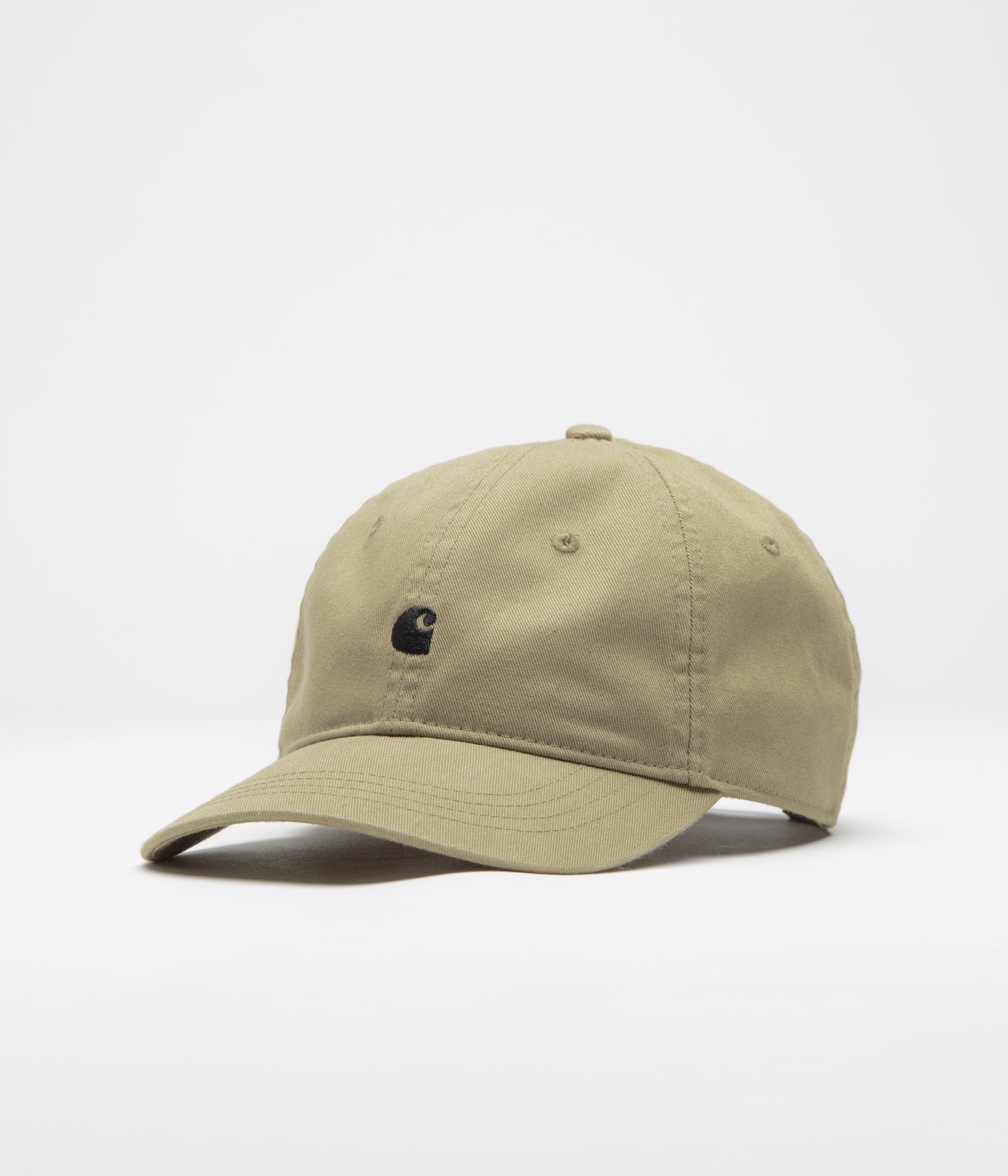 Carhartt Madison Logo Cap in Leather and Black