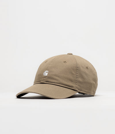 Carhartt Madison Logo Cap in Leather and White