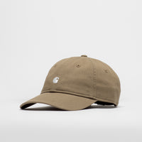 Carhartt Madison Logo Cap - Leather / White thumbnail