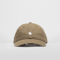 Carhartt Madison Logo Cap - Leather / White thumbnail