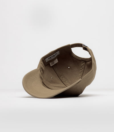 Carhartt Madison Logo Cap - Leather / White
