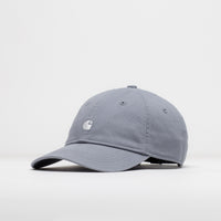 Carhartt Madison Logo Cap in Shady Blue and White thumbnail