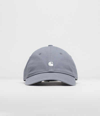 Carhartt Madison Logo Cap in Shady Blue and White