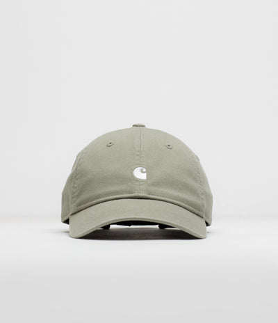 Carhartt Madison Logo Cap in Shady Green and White