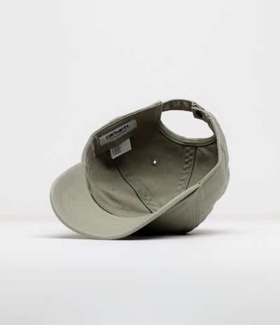Carhartt Madison Logo Cap in Shady Green and White
