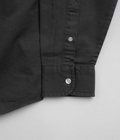Carhartt Madison Shirt in Charcoal and White
