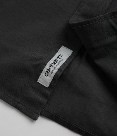Carhartt Madison Shirt in Charcoal and White