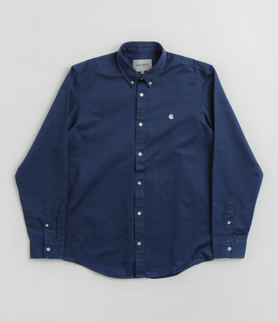 Carhartt Madison Shirt in Elder and White