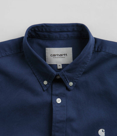 Carhartt Madison Shirt in Elder and White