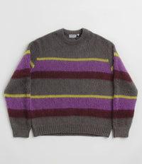 Carhartt Merton Crewneck Sweatshirt in Sundling Stripe and Aura