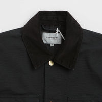 Carhartt Michigan Coat in Black and Black thumbnail