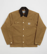 Carhartt Michigan Coat in Hamilton Brown and Tobacco