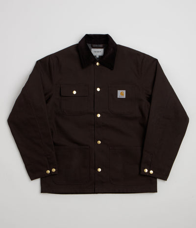 Carhartt Michigan Coat - Tobacco / Black Rigid
