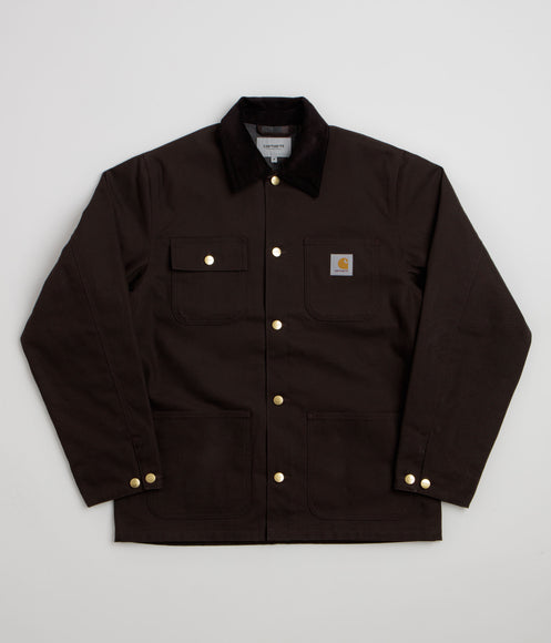 Carhartt Michigan Coat - Tobacco / Black Rigid