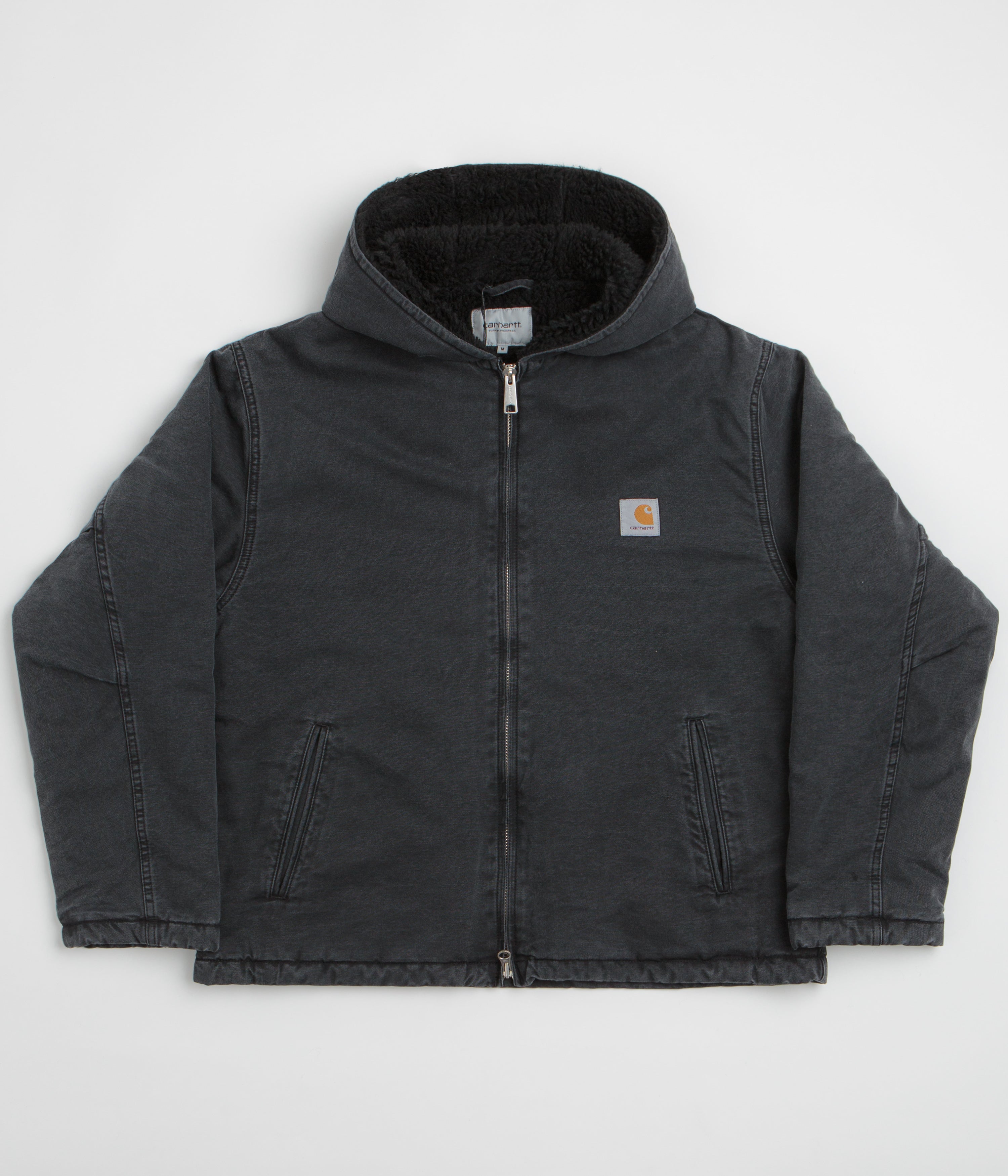 Carhartt Mitch Jacket in Black and Dusky Canvas
