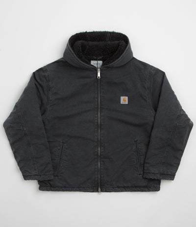 Carhartt Mitch Jacket in Black and Dusky Canvas