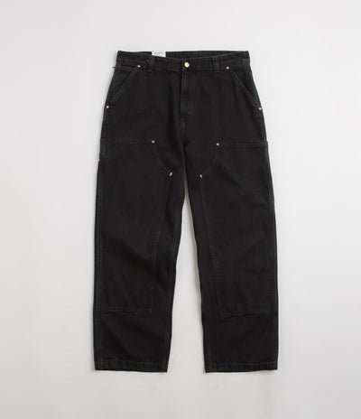 Carhartt Nash Double Knee Pants - Black Stone Washed