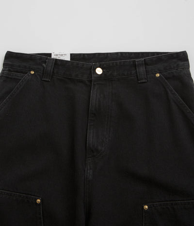 Carhartt Nash Double Knee Pants - Black Stone Washed