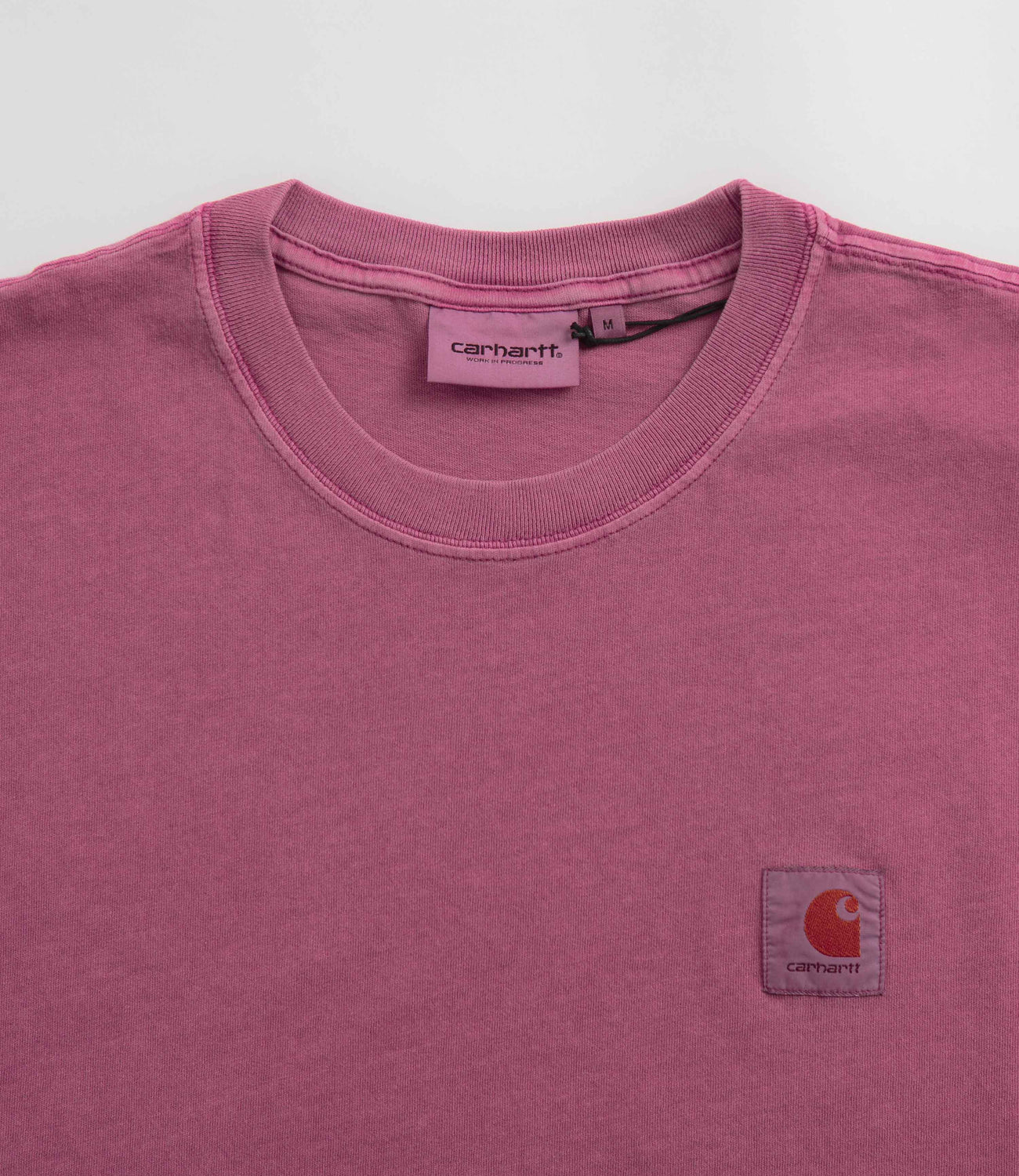 美品carhartt rainer shirt magenta garment Carhartt WIP Rainer Shirt Jac Redmont Herringbone Magenta