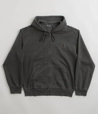 Carhartt Nelson Zip Hoodie in Charcoal