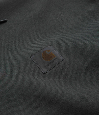 Carhartt Nelson Zip Hoodie in Charcoal