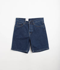 Carhartt Newel Shorts in Blue Stone Washed
