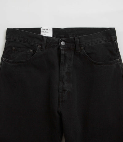 Carhartt Nolan Pants in Black Stone Washed