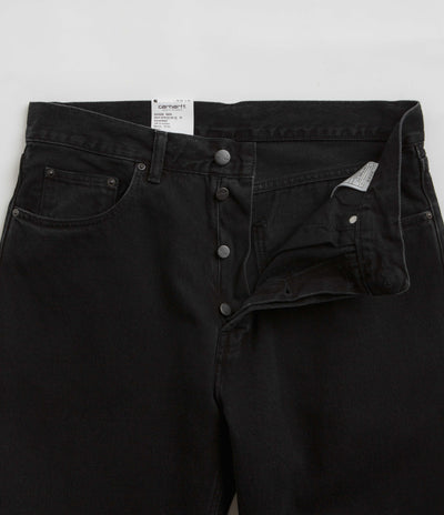 Carhartt Nolan Pants in Black Stone Washed