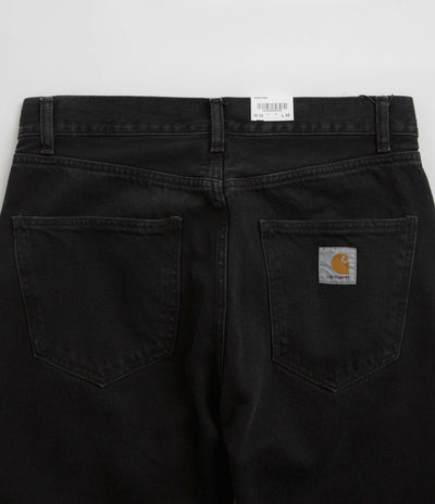 Carhartt Nolan Pants in Black Stone Washed